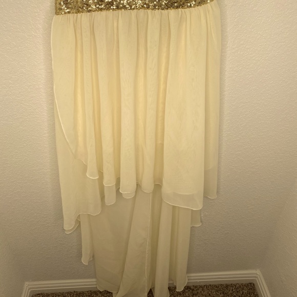 Sequined Halter Dress - Picture 2 of 4